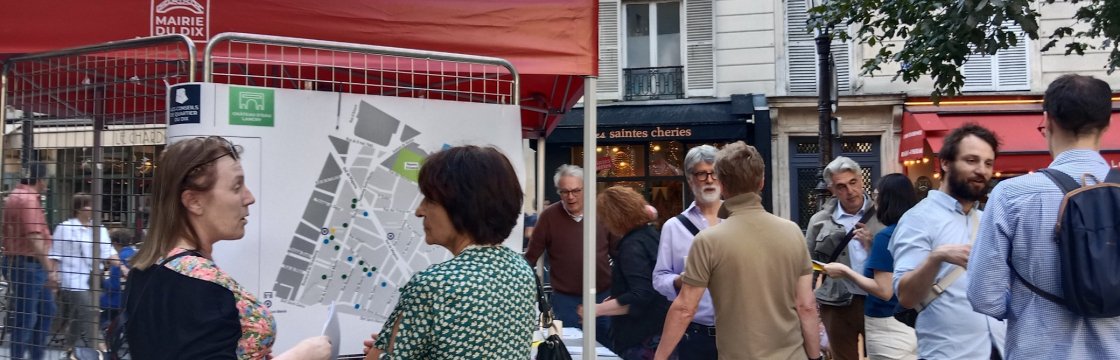 Conseil de quartier Chateau d'Eau Lancry Atelier Marché Saint-Martin 6 Juillet 2023